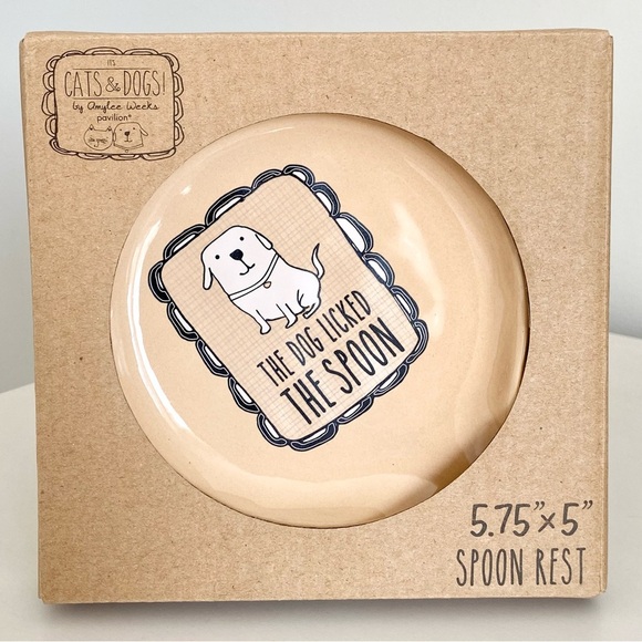 Cats & Dogs Funny Spoon Rest New - Picture 1 of 5
